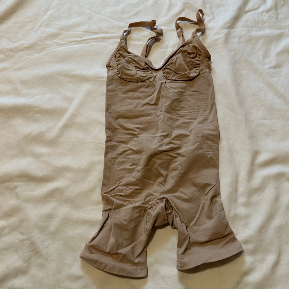 SKIMS Taupe Full-Body Shapewear Bodysuit